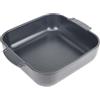 PEUGEOT Pirofila quadra Appolia gres smaltato Slate cm 22,5x22,5 h 6,5 Lt 2,7