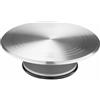 PADERNO WORLD CUISINE Offerta Alzata girello decorazione torta rotondo Ø cm 30 h 10 alluminio
