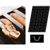 PADERNO WORLD CUISINE Stampo Tronchetto Natalizio silicone Flexipan Origine cm 60x40 24 impronte ml 115