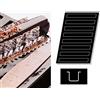 PADERNO WORLD CUISINE Stampo Tronchetto Natalizio silicone Flexipan Origine cm 60x40 8 impronte ml 450