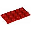 PADERNO WORLD CUISINE Stampo Semisfera silicone cm 17,5x30 GN 1/3 Ø mm 40 h 20 ml 17 15 impronte