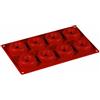 PADERNO WORLD CUISINE Stampo Savarin silicone cm 17,5x30 GN 1/3 Ø mm 65 h 21 ml 49 8 impronte
