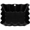 PADERNO WORLD CUISINE Tartellette antiaderente quadra festonata cm 3,5x3,5 (minimo 6 pezzi)