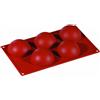 PADERNO WORLD CUISINE Stampo Semisfera silicone cm 17,5x30 GN 1/3 Ø mm 80 h 40 ml 134 5 impronte