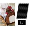 PADERNO WORLD CUISINE Stampo Tronchetto Natalizio inserto silicone Flexipan supporto inox cm 60x40 5 impronte ml 700