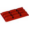 PADERNO WORLD CUISINE Stampo Cakes silicone cm 17,5x30 GN 1/3 mm 80x30x30 ml 62 9 impronte