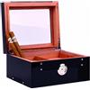 PADERNO WORLD CUISINE Vetrina sigari legno e plexiglas cm 30x24x16h con igrometro