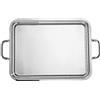 ARTHUR KRUPP Vassoio rettangolare cm 100x50 con maniglie inox