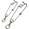 SALVIMAR MOSCHETTONE INOX CON GIRELLA ø 3 X 100 mm 150 KG Kit 3pz Accessori