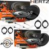 Hertz EvoTuning Kit 4 Casse Altoparlanti Hertz Dcx 165.3 Ant+Post per Opel Meriva B