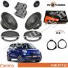 HERTZ Kit 4 Casse Altoparlanti Anteriori per FIAT 500L HERTZ CK 165 +Adattatori