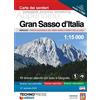 CARTOGRAFIA Gran Sasso d'Italia. Carta dei sentieri 1:15.000