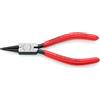 KNIPEX Pinza per anelli di sicurezza per anelli di sicurezza interni a fori rivestiti in resina sintetica 140 mm, 44 11 J1