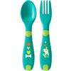 Chicco Set posate Chicco 12m+ Verde