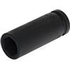 GEDORE Red Inserto per Avvitatore a Impulsi, Chiave a Bussola Avvitatore, 1/2 pollici, 12.5 mm, Esagonale, 20 mm, Inserto Lungo per Avvitatore, Auto e Officina, R63002015
