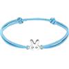 Elli Bracciale Bambini Coniglietto Giocoso con Cristalli in Argento Sterling 925