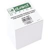 D.RECT Blocco note | 90 x 90 x 90 mm circa 850 fogli | incollati | bianco
