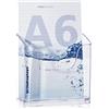 VITAdisplays 2 supporti da tavolo DIN A6, per volantini e cartelline, trasparenti, per volantini in formato A6