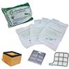 Gecasa 6 Sacchetti in Microfibra Profumini e Filtri per Folletto Vorwerk Kobold vk135 vk136 (Oceano, 6 Sacchetti 1 Filtro Hepa 1 Filtro Griglia)