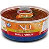 Farmina N&D Cat Pumpkin per Gatti da 70 gr Gusto Zucca e Quaglia