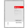 nielsen cornice per foto, 21 x 29,7 cm (A4), alluminio, Argento opaco, cornice per documentiper appenderein formato verticale e orizzontale, vetro sintetico, Atlanta