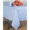 ESSE HOME - Confestyl - Tovaglia con 6 tovaglioli - Rettangolare - Fiandra Jacquard Puro Cotone - Iris 598 (150x180, Servizio Azzurro)