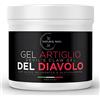Natural Novi Artiglio del diavolo forte pomata Maxi 550ML 100% Italiana super concentrata, con acido Ialuronico, glucosamina, Menta, Canfora, lavanda, gaulteria, lenitivo e idratante immediato amplificato