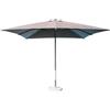 MIlani Home NICOLAUS - ombrellone in alluminio 3 x 3 m