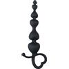Easytoys Anal Collection Palline Anali, Nere, con Manico a Forma di Cuore