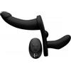 XR Brands Double Take - Doppio Strap-On vibrante - Nero