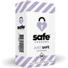SAFE - Preservativi con Lubrificante a Base di Silicone - Standard - 10 pezzi