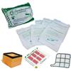 Gecasa 6 Sacchetti in Microfibra Profumini e Filtri per Folletto Vorwerk Kobold vk135 vk136 (Fragola, 6 Sacchetti 1 Filtro Hepa 1 Filtro Griglia)