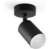 Philips Hue Fugato single spot black 1x5.7W 240V
