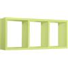 SANITEC MODULARREDO | TRISTANO Mensola da Muro, 70x15 h30 centimetri, Verde