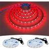 GOMING USB 5V Striscia LED Rosso 620nm Alimentato da USB 4M (2 pezzi x 2M) 240LED IP20 Non Impermeabile Flessibile 2835 SMD Nastri LED Luci per Decorazione Interna