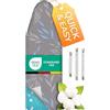 smart&gentle Pratico e morbido copriasse da stiro grigio 150 x 50 cm - Copri asse da stiro telo universale per ferri a vapore, con 3 elastici in dotazione