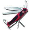 Victorinox, Ranger 55 Grip, Coltello Svizzero, Originale, Multiuso, Campeggio, 12 Funzioni, Lama, grande, Apriscatole, Bloccabile, Lama a una mano