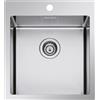 TELMA SR3900 Lavello a 1 Vasca per Installazione Slim/Filotop in Acciaio Inox 39X51 CM MAKI MIX-R