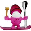 WMF Portauovo McEgg Bimbo con Cucchiaio Acciaio Inox, Plastica, Rosa