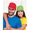 Cappellini adulto con visiera curva personalizzati a 5 pannelli personalizzate o neutre