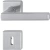 HOPPE Maniglia Hoppe Dallas con rosette BB, in acciaio inox opaco, 3675281