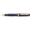 PLATINUM Penna stilografica giapponese #3776 Century Gold Trim Chartres Blue SF/Blu/0,30-036 mm/Fatto a mano/penna in oro 14 carati/con confezione regalo/penna stilografica, PNB15000-51SF