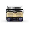XHDATA D902 Radio Vintage Portatile Ricaricabile FM/AM(MW)/SW Radiolina Tascabile Supporta TF Card/USB/Bluetooth MP3 Player