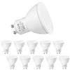 ALUSSO Lampadine LED GU10, 5Watt, 400 lumen, Luce Bianca Fredda 6000K, Angolo del Fascio di 120 Gradi, Lampadine LED Non Dimmerabili, Confezione da 10
