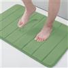 Homaxy zerbino Ingresso casa 51 x 81 cm, Morbido e Lavabile Zerbino da Interni per Interno, Antiscivolo e Essorbente zerbino,Tappeto Entrata Interno Resistente Sporco, verde