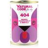 Natural Code 404 Manzo, Patate Dolci e Mirtillo 400g umido cane 400g