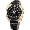 M.O.M. Manifattura Orologiaia Modenese Orologio Cronografo Al Quarzo Uomo con Cinturino in Pelle Pm7610-6222