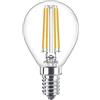 Philips LED Lampadina a Filamento Sfera, Equivalente a 60W, E14, Luce Bianca Calda