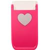 Vaessen Creative Perforatrice a forma di cuore, 2,5 x 2,5 cm, per creazione di biglietti, scrapbooking e diario, fai da te, per tipi di carta pesanti, accessori per scrapbook