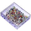 Prym Spilli Con Testa Di Vetro, 30 mm Lunghezza x 0,60 mm Spessore, Argento